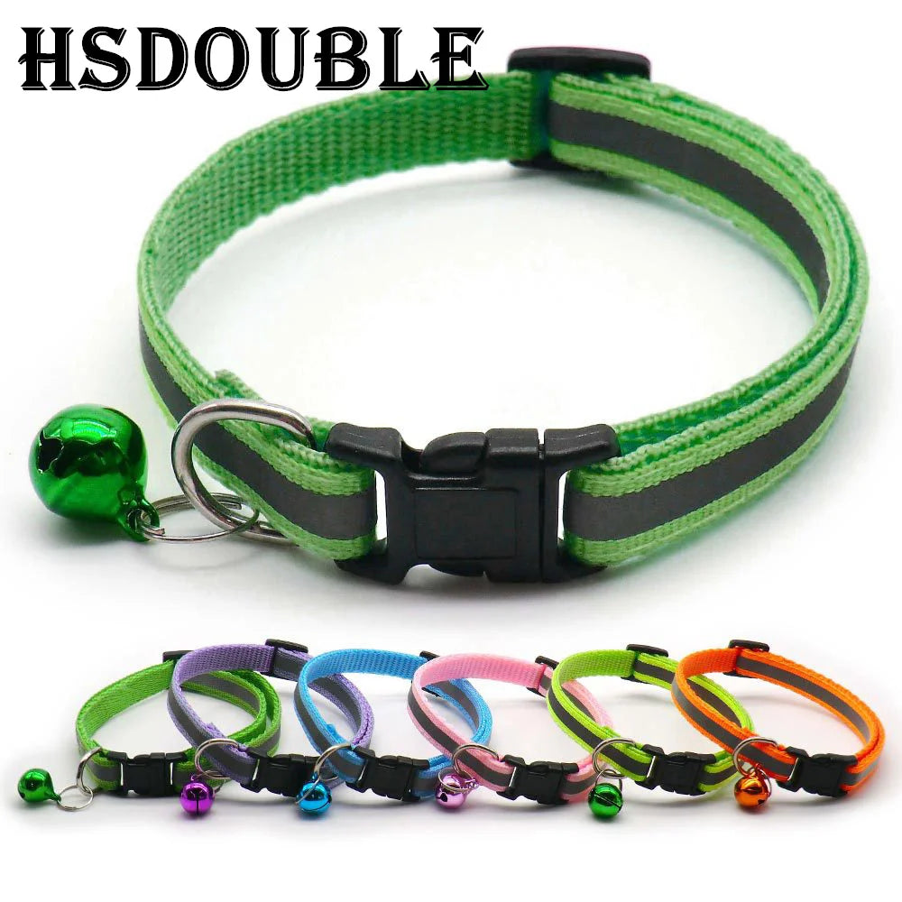 2Pcs/Pack 12 Colors Reflective Adjustable collars