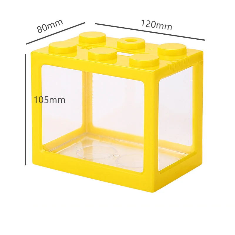 Building Blocks USB Mini Aquarium With LED Light