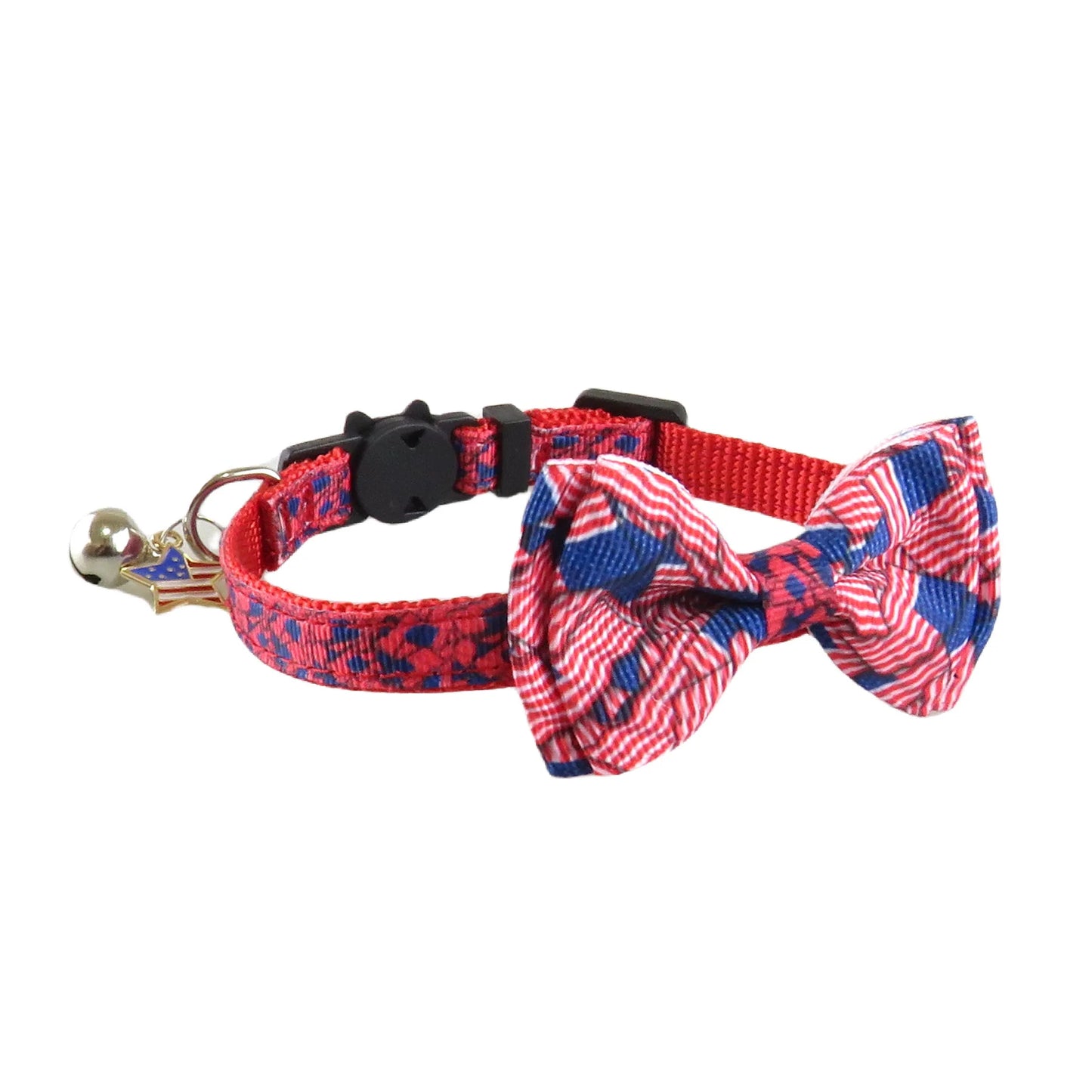 Patriotic pet collar, Independence Day and holiday parties