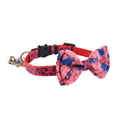 Patriotic pet collar, Independence Day and holiday parties