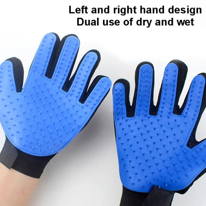 Pet Hair Remover Gloves , Hair Deshedding Brush