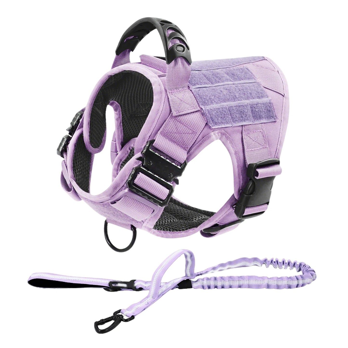 Harness For Large Medium Dogs Adjustable , Tactical Training Vest
