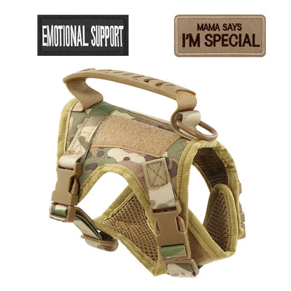 Safe Tactical Harness Vests Traction Leash    with   Two Stickers for Cats Puppies and Small Dogs