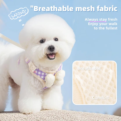 Dog Cat  Vest Walking Lead Leash For Puppy