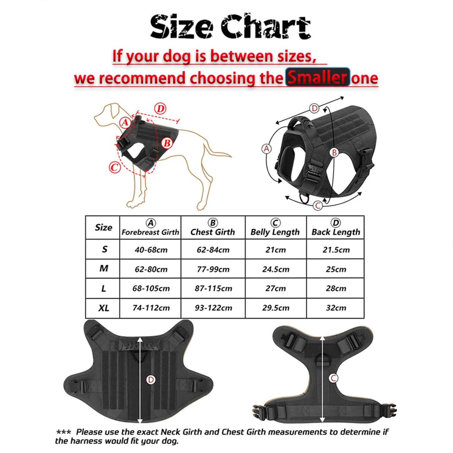Dog Harness For Medium Large Dogs Walking Vest Dog Harnesses