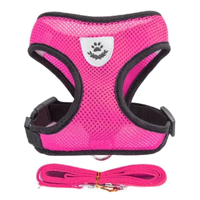 Harness Vest Walking Lead Leash For Puppy