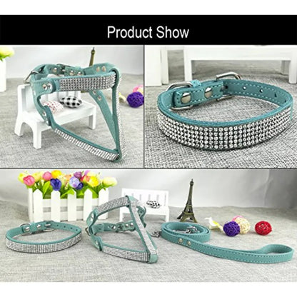 Dog Collar and Harness and Lead Sets Fashion