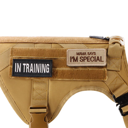 12 Pieces Tactical Patch Bundle For Dog  Name ID Sticker