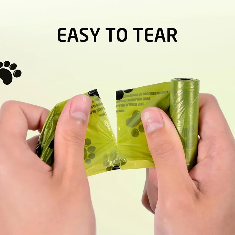 Dog Poop Bags Waterproof Dog Waste ,  15 Bags/Roll