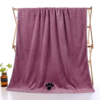 Super Absorbent Dog Bath Towel - Quick-Drying Soft Pet Towel