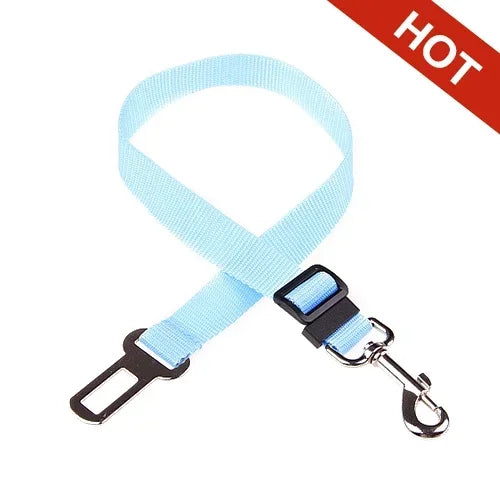 Adjustable Durable Pet Car Seat Belt   ,   Dog Harness Lead Clip