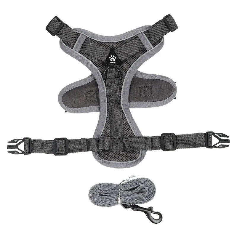 No Pull Harness and Leash Set Vest for  Small Dogs  & Cats