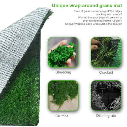 Pee Baffle Puppy Turf Grass Pad