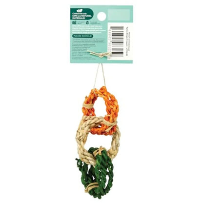 Enriched Life Twisty Rings, Small Pet Enrichment and Cage Ac
