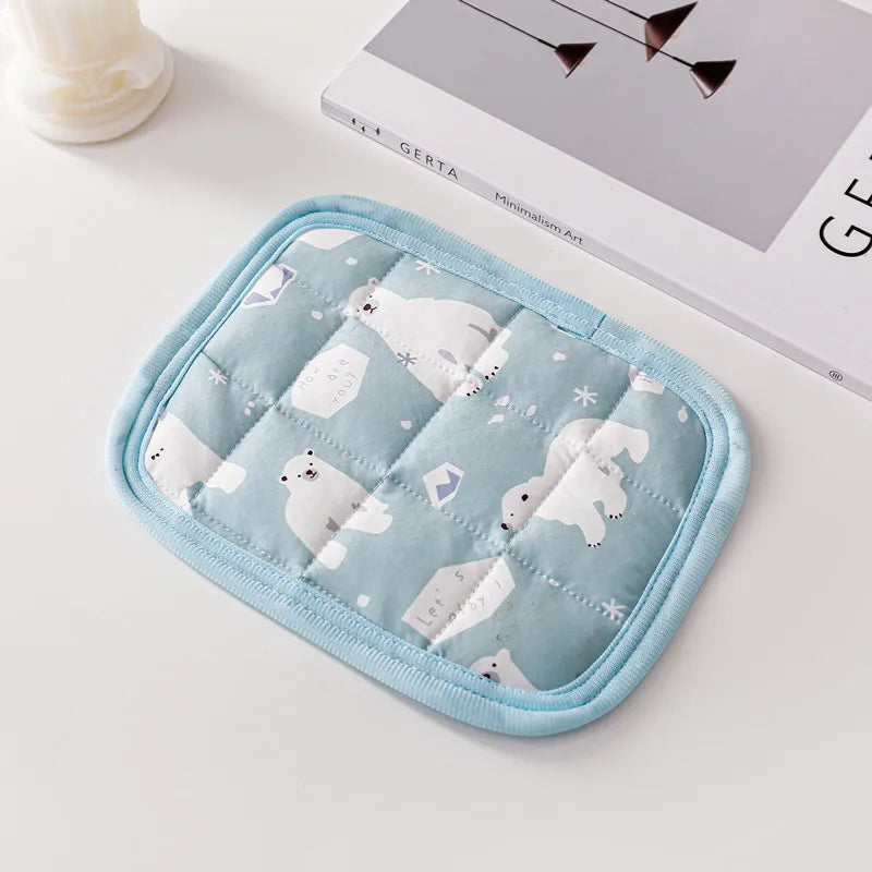 Small Pet Cooler Mat Summer  , Ice Silk Cool Feeling Pet Mat