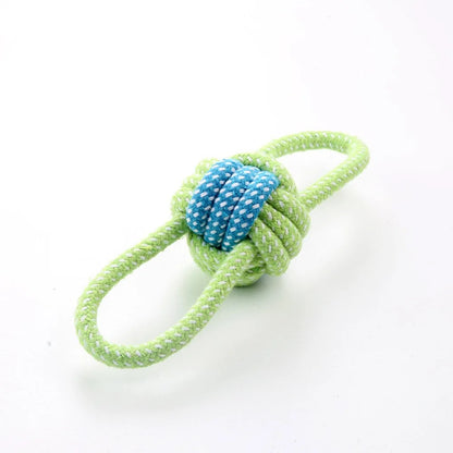 Dog Chew Toys Bundle – Rope Knot Toy & Teething Stick for Puppy,