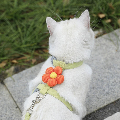 Adjustable Harness for Small Dog & Cat  Breathable , Harness and Leash Sets