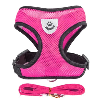 Harness Vest Walking Lead Leash For Puppy / Cat