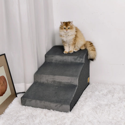 3/4 Steps Dog Stair for Small Dogs, Non-Slip Balanced, Pet Steps  For r Couch Sofa
