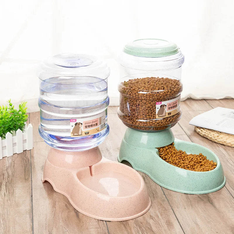 Large Capacity Pet Feeder Bowls Water Dispenser