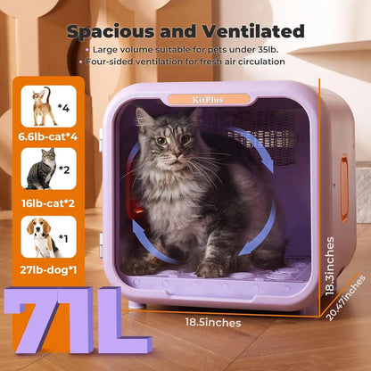 Ultra Quiet Pet Dryer Box for Dogs , Hair Dryer Box