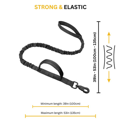 Tactical Dog Harness Leash Set , Pet Vest Handle