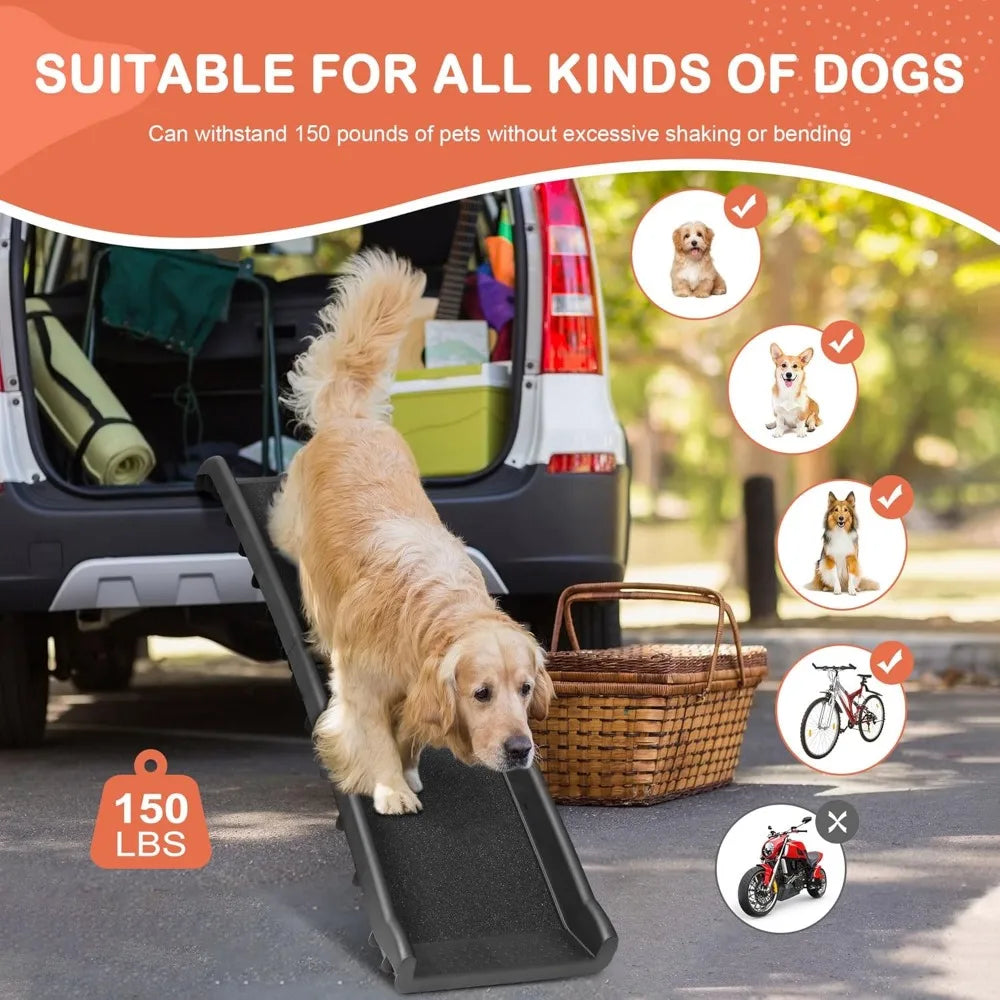 62 Inches Pet Ramp for ,  Non Slip with Raised Siderails