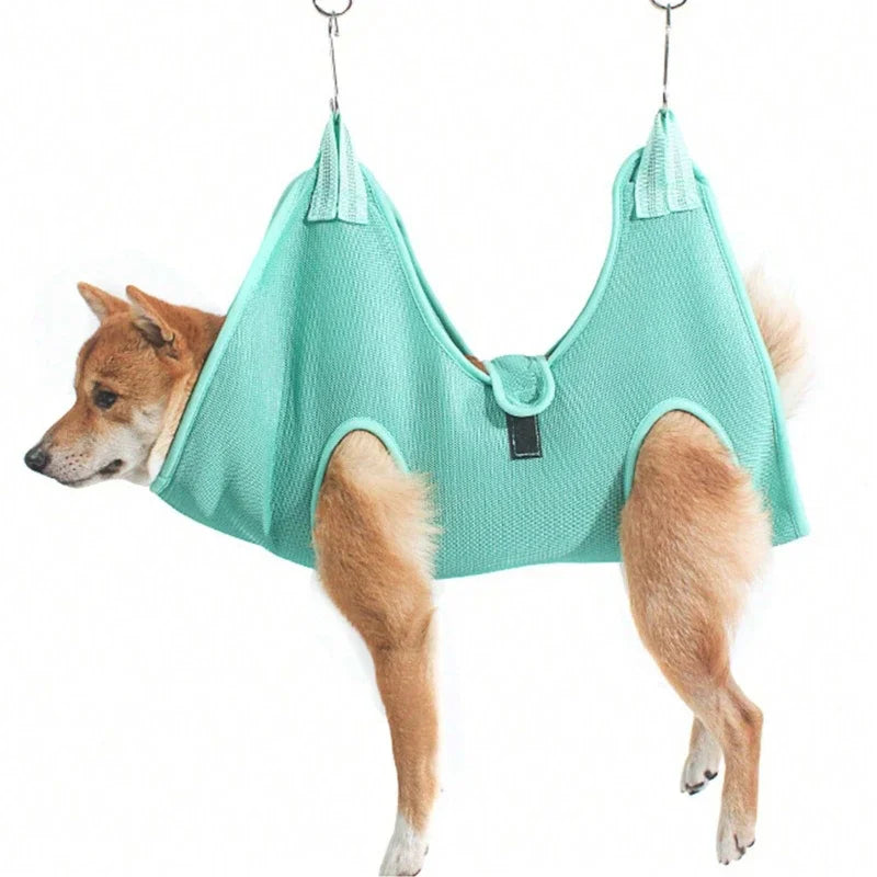 A Suit OF Cat Dog Grooming Anti Scratch Bite Fixed Bag Bath Trimming Restraint Bag Pet Beauty Hammock Hanging Pet Supplies