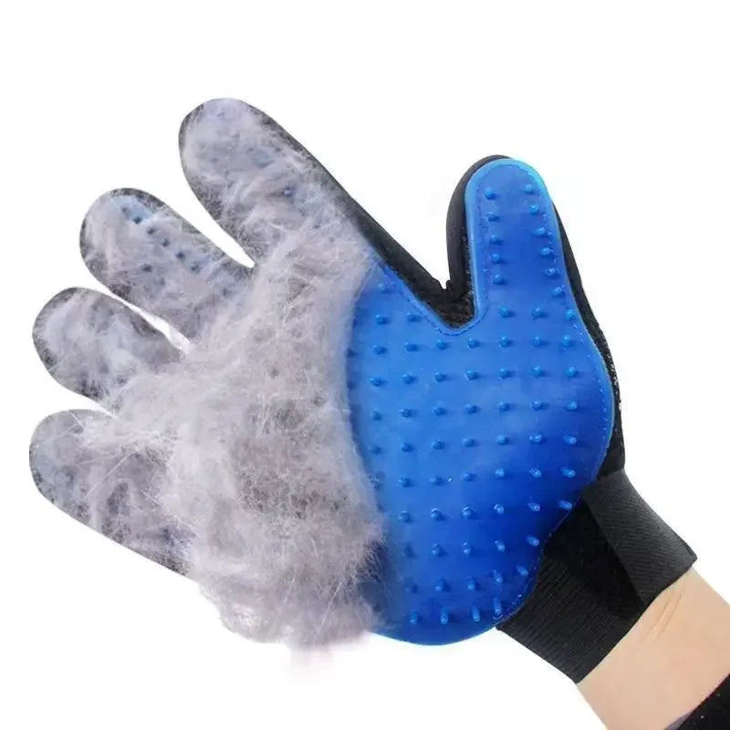 Pet Hair Remover Gloves , Hair Deshedding Brush