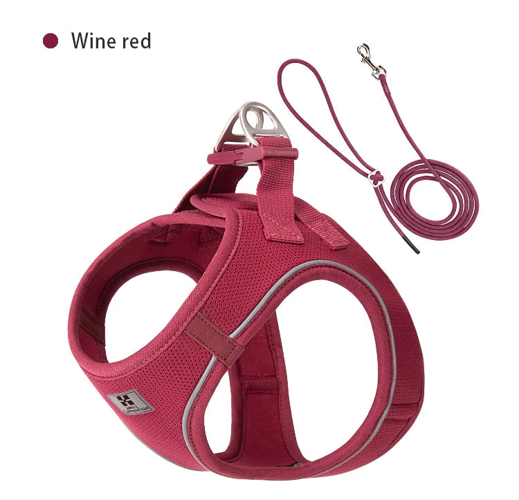 Adjustable Reflective Puppy Cat Harness pet Vest  , Outdoor Walking