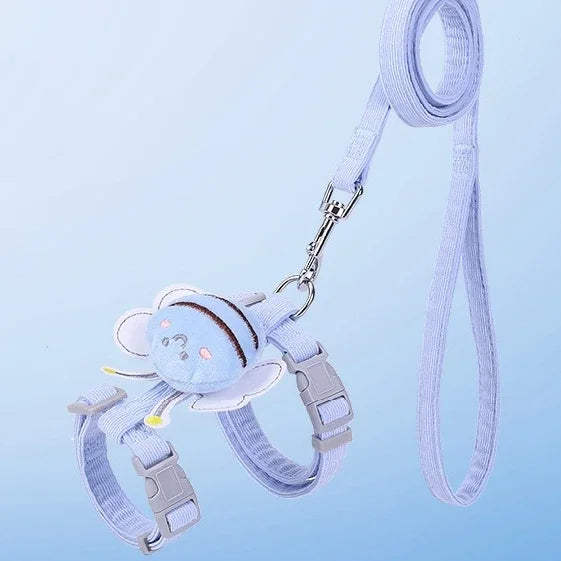 Harness Leash Collar Set  , Cat/Small Dog