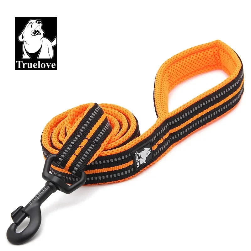 Soft Pet Leash Reflective Nylon Mesh Padded