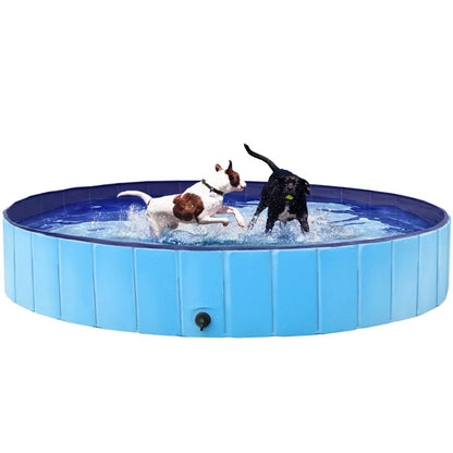 Large Foldable Dog Pool – Collapsible - Pet Bath Tub,