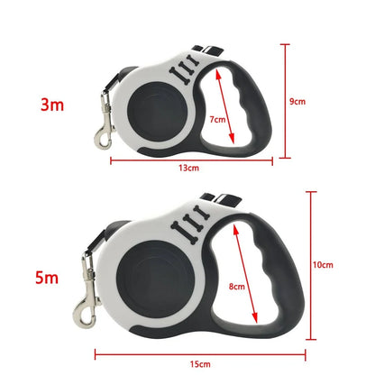 Retractable Dog Leash | Strong Nylon Lead for Small and Medium Dogs and Cats
